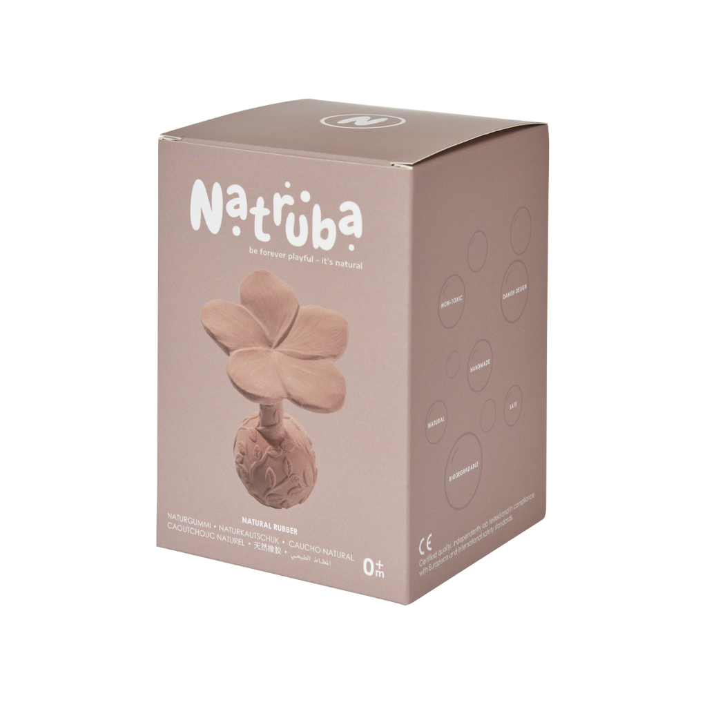 Natruba | Rattle Plumeria - Rose