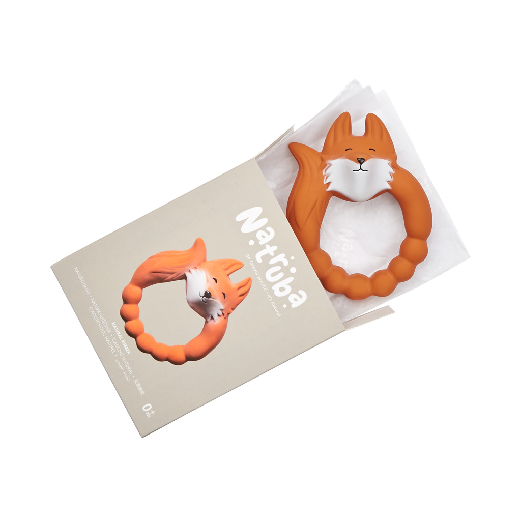 Natruba | Teether Fox - Orange