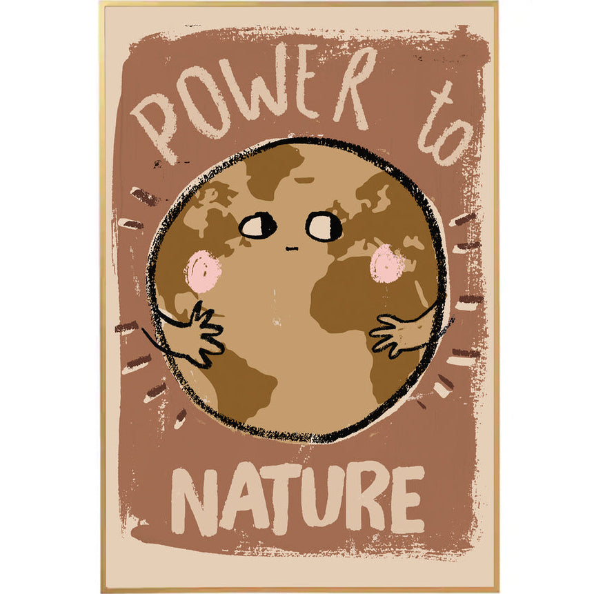 Studioloco | Power to nature wallposter
