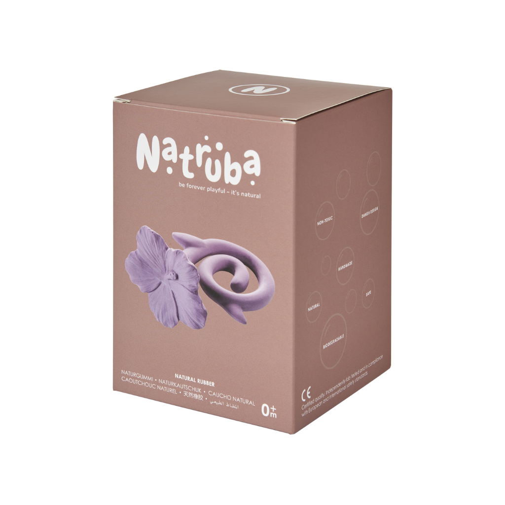 Natruba | Teether Hawaii Flower - Purple