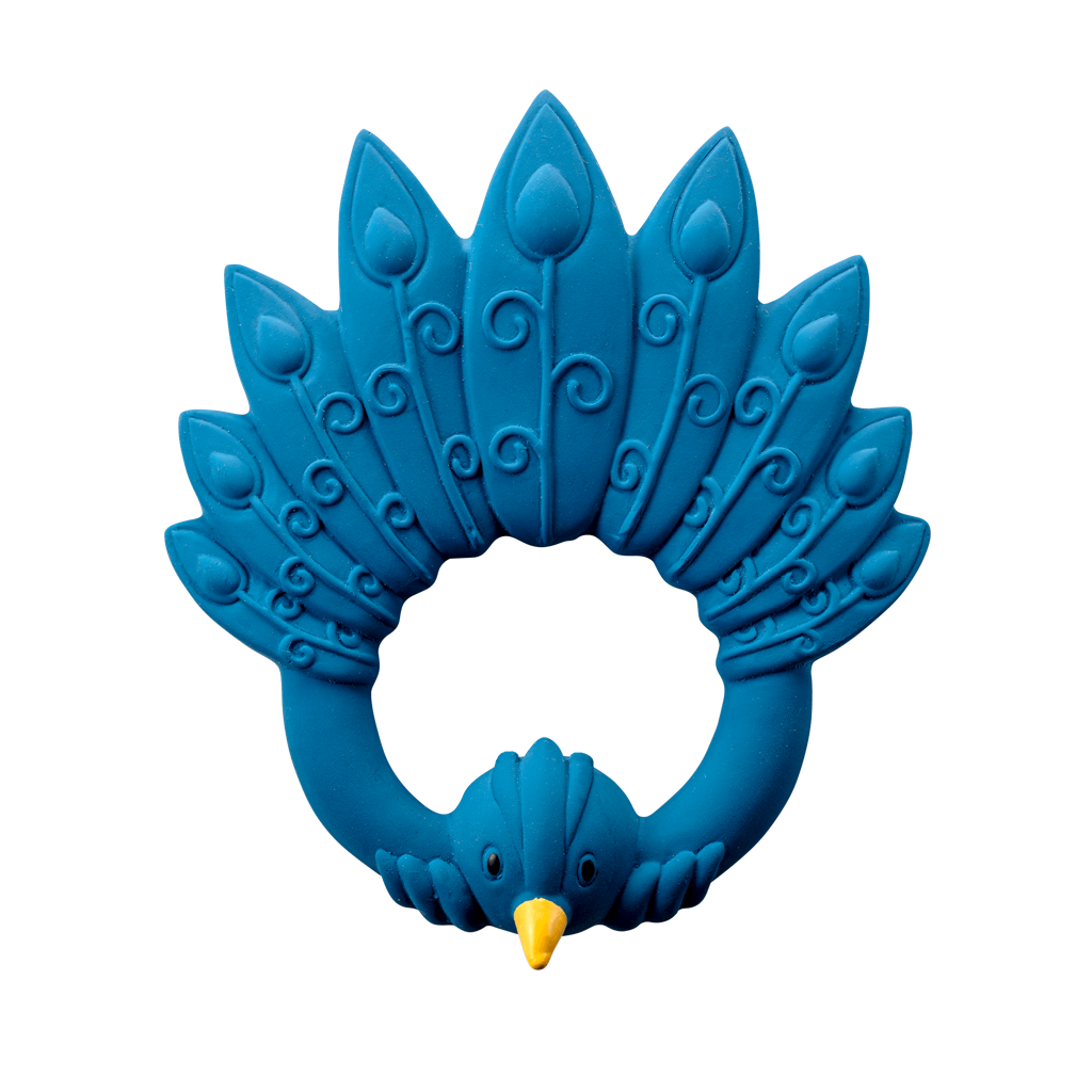 Natruba | Teether Peacock - Blue