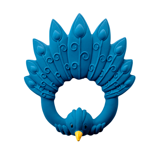 Natruba | Teether Peacock - Blue